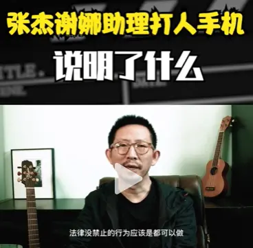 丁太升评张杰谢娜助理打人手机，公共场合凭什么不能拍