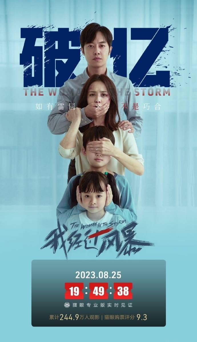 佟丽娅新片《我经过风暴》上映9天 总票房破亿