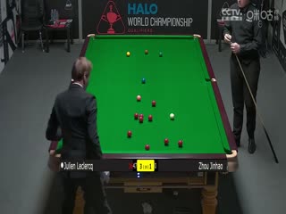 斯诺克世锦赛资格赛128进96 朱利安·勒克莱尔6-2周金豪（第一阶段） 20250408