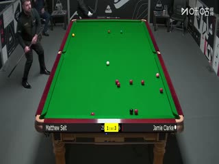 斯诺克英锦赛资格赛第三轮80进48 马修·塞尔特2-6杰米·克拉克 20251125