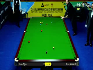 2025斯诺克国际锦标赛延期资格赛第一轮 袁思俊6-4里奇·沃顿 20251102