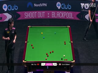 斯诺克单局限时赛64进32 大卫·吉尔伯特47-42吴宜泽（乔迁） 20251212