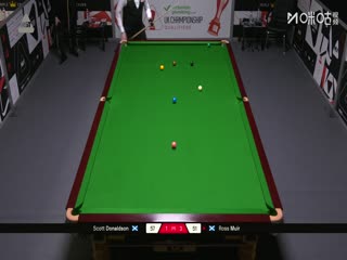 斯诺克英锦赛资格赛第二轮112进80 斯科特·唐纳森6-5罗斯·缪尔 20251124