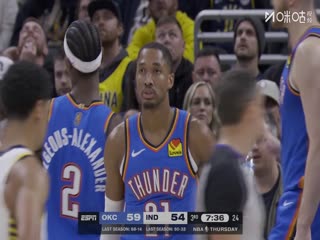 NBA常规赛 雷霆VS步行者 20251024